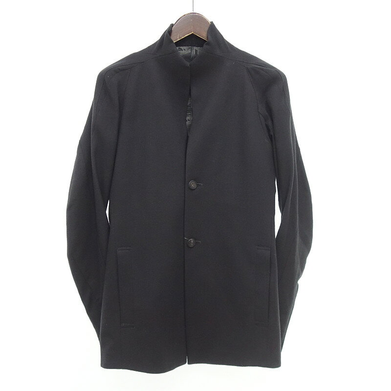 デボア/DEVOA Tasmania wool jacket タスマニアウール2Bジャケット サイズ メンズ1 ブラック ランクB 62D24【中古】
