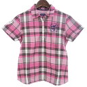 アドミラル/Admiral チェック 半袖 ポロシャツ TシャツランクB 03E24【中古】