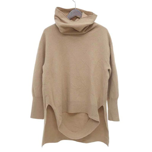 チノ/CINOH ヘムカット ウール ハイネック セーター ニット ベージュ サイズ レディース38ランクB 80K24【中古】 チノ/CINOH ヘムカット ウール ハイネック セーター ニット ベージュ サイズ レディース38ランクB 80K24【中古】