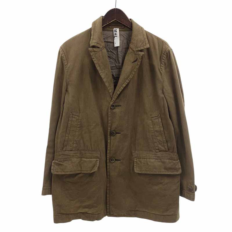 エムエイチエル/MHL コットン ワーク ジャケット ベージュ サイズ メンズSランクB 12A25【中古】