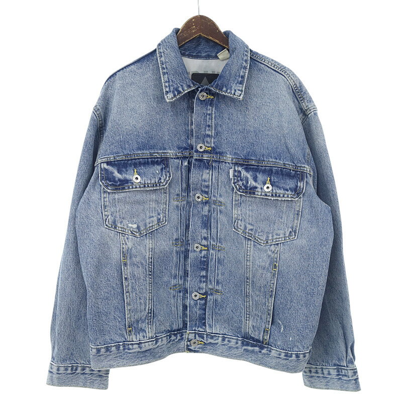 リーバイス/LEVIS SILVERTAB ALL-IN トラッカー デニム ジャケット インディゴ サイズ メンズMランクA 02C25【中古】