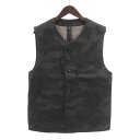 ダブルジェイケイ/WJK LEON × B2nd urban work vest ワーク ベスト ブラック系 サイズ メンズXLランクN 01D25【中古】
