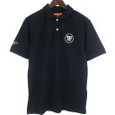 ビームスゴルフ/BEAMS GOLF × WEEKEND(ER) 別注 ポリエステルカノコ ポロシャツ Tシャツ ブラック サイズ レディースSランクA 71D25【中古】(4)
