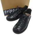 トリッペン/TRIPPEN GOLF ゴルフ パンチング レースアップ シューズ ブラック ブラック サイズ レディース38ランクB 52E25【中古】
