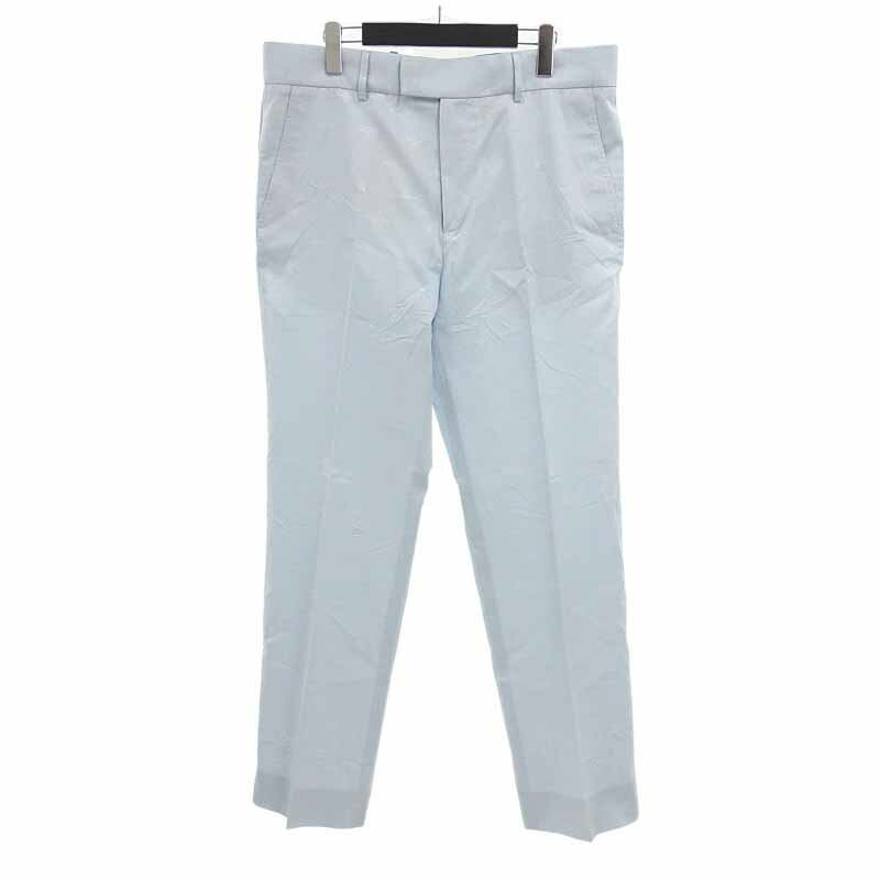 グッチ/GUCCI 蜂 星 ハチ ビー スター コットン パンツ ブルー サイズ メンズ50ランクN 81F25【中古】