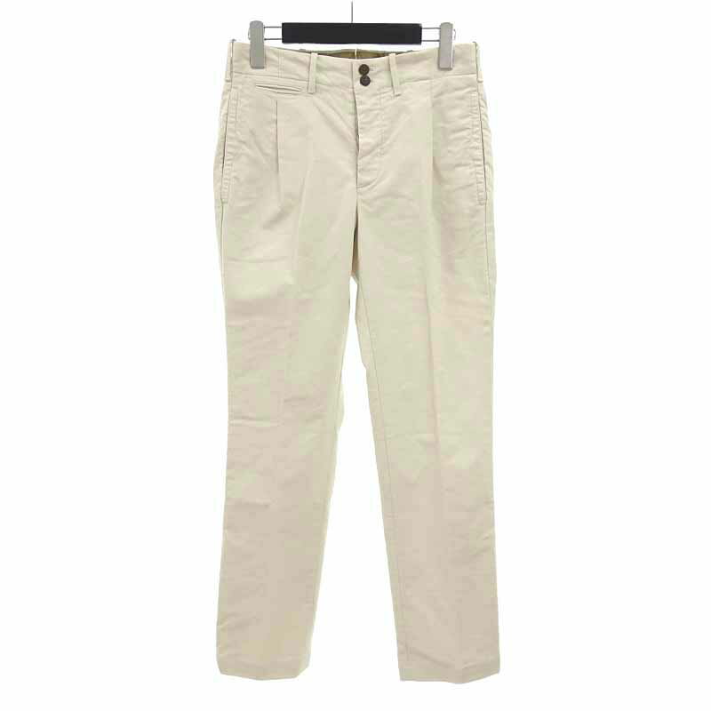 インコテックス/INCOTEX TAPERED fit コットン ストレッチ パンツ アイボリー系 サイズ メンズ44ランクB 03G25【中古】