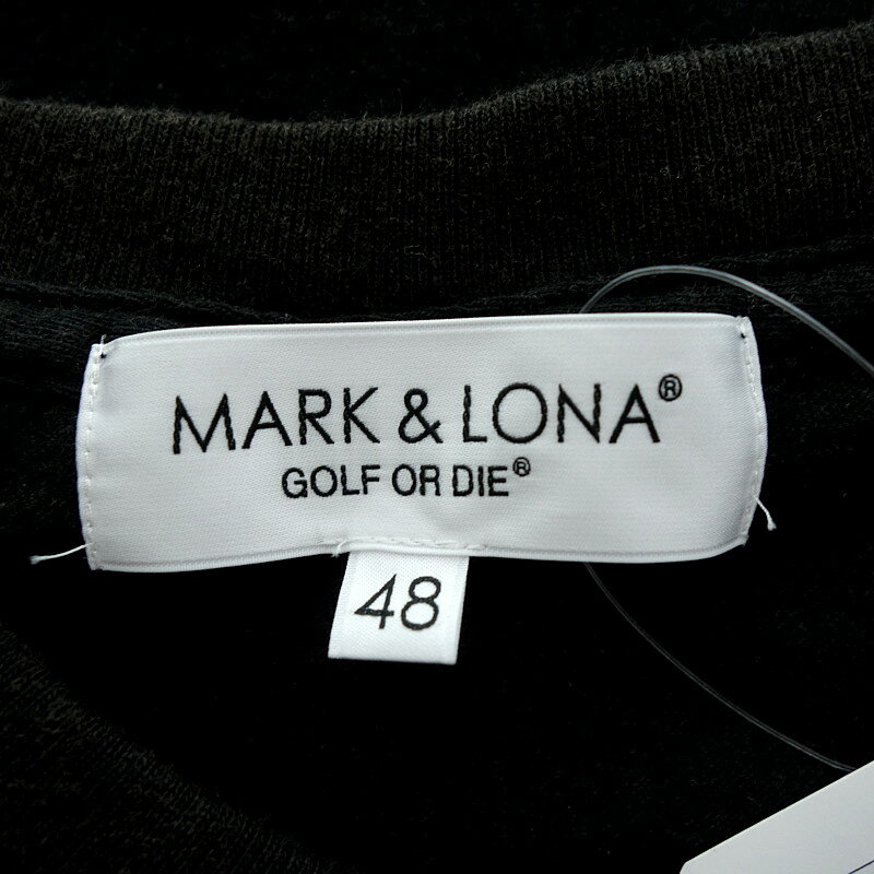 マークアンドロナ/MARKLONA GOLF ゴルフ CHAOS G.C Tee プリントTシャツ ブラック サイズ メンズ48ランクC 02H25【中古】