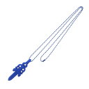クロムハーツ/CHROME HEARTS RUBBER LARGE DAGGER ラバーラージダガー ラバーネックレス ブルー サイズ メンズ表記なしランクB 12H25【中古】