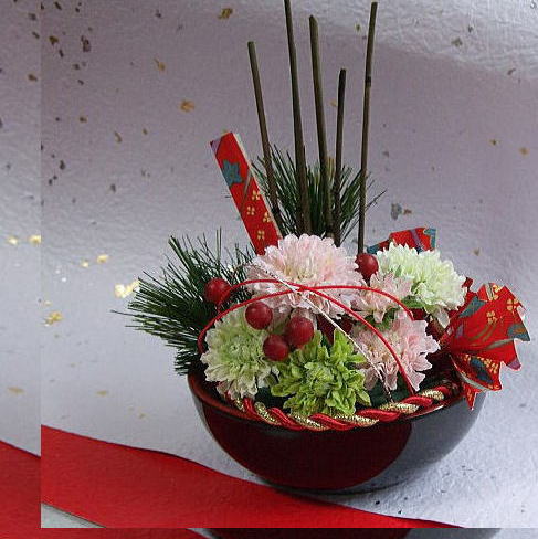 「手毬の詩」　和の贈り物　和花〔お年賀〕〔お歳暮〕〔お正月飾り〕〔お正月の花〕〔和風の花〕〔新年..