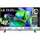 GW[ L@ELer OLED42C3PJA LG Electorinics OLED42C3PJA L@ELer 42V^ 4KΉ BSECS 4K`[i[ YouTubeΉ NetflixΉ ubN 