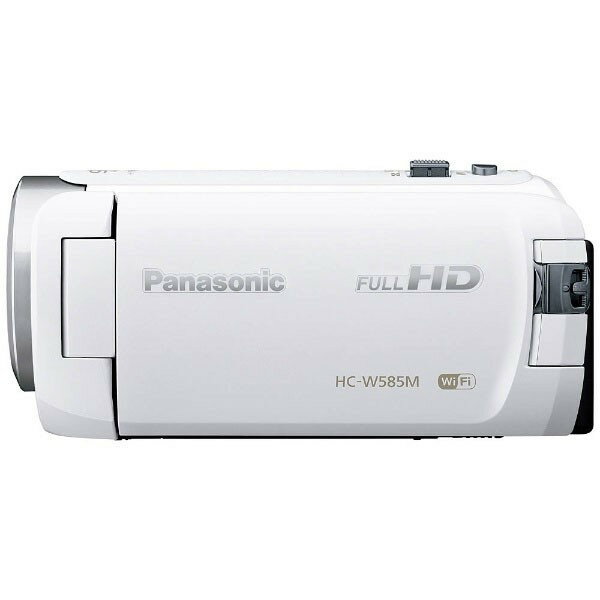 【送料無料】Panasonicパナソニック SD対応 64GBメモリー内蔵フルハイビジョンビデオカメラ(ホワイト)　HC-W585M-W