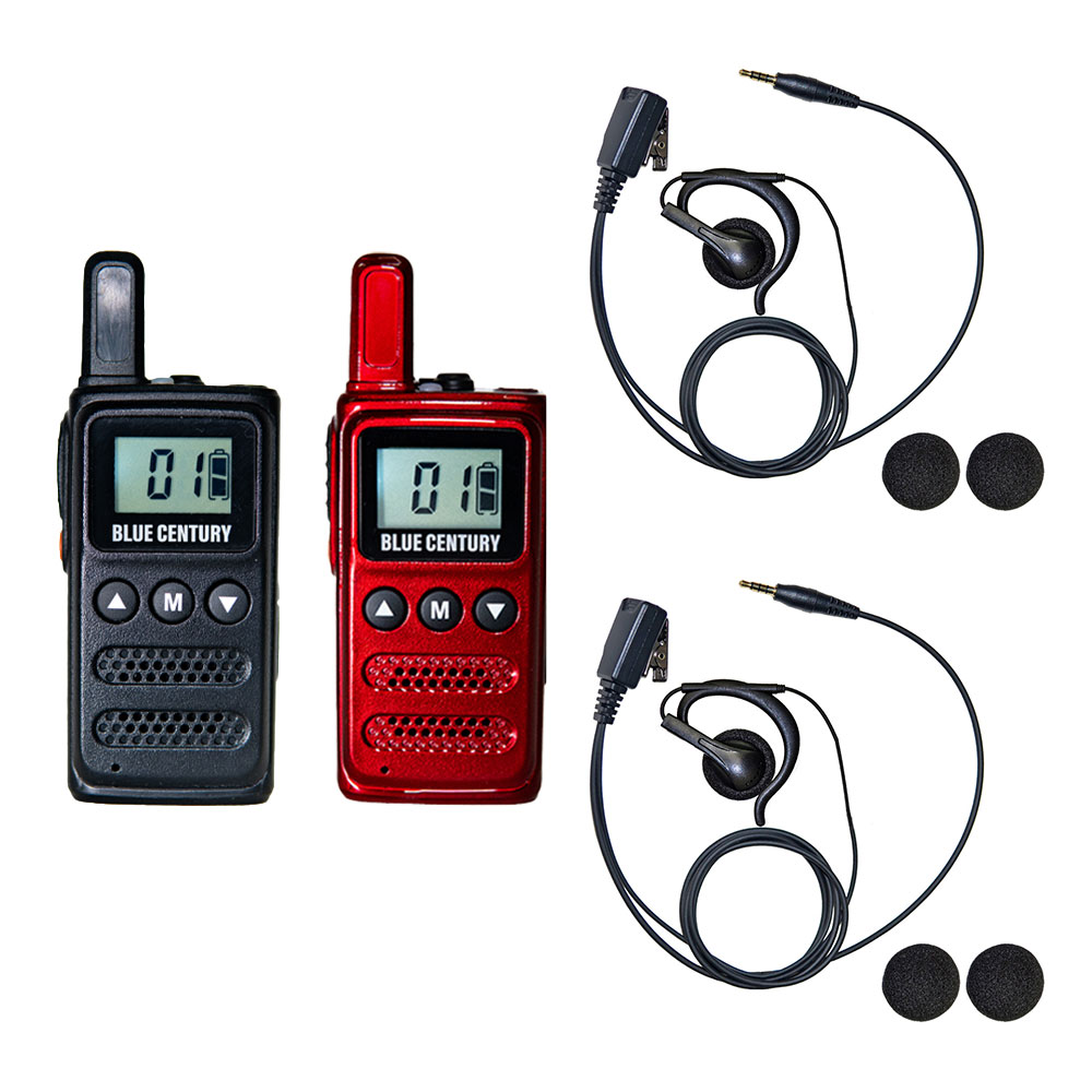オープンイヤーイヤホンセット 2台セット 特定小電力トランシーバー BLUE CENTURY BC-23ChantyPlus ミックスカラー 超小型 最小級サイズ USB-C充電 インカム 無線機 ブルーセンチュリー 技適マーク有 免許不要 C025