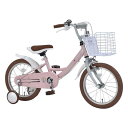 おしゃれな北欧デザイン 16インチ 幼児用自転車 MD-16-SB(ストロベリー)バスケット・補助輪付き|MYPALLAS【メーカー直送/同梱不可】