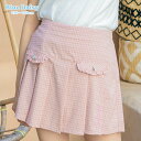 【再値下げ / SALE / 30%OFF】 プリーツスカート風ショートパンツ ボトムス パンツ ショートパンツ (アジャスター付き) 夏服 子供服 キッズ ジュニア ティーンズ 小学生 中学生 女の子 きれいめ お出かけ 通学服 ガーリー トレンド 130cm 140cm 150cm 160cm 21153301