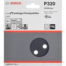 【11/21〜11/27 ポイント2倍】BOSCH　サンディングペーパー 石材・ガラス・大理石用 320 5枚入 2608605120