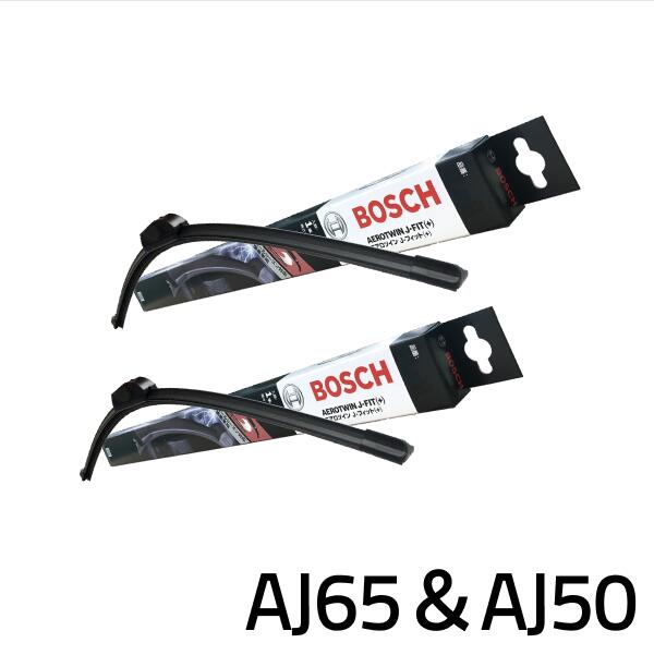 【BOSCH】ワイパー エアロツインJ-FIT フロント左右セット AJ65&AJ50 商品情報内容確認必須 適合車種 レクサスLS 型式GVF50、GVF55