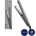 SALONIA サロニア スムースシャイン ストレートヘアアイロン プレミアム ヘアアイロン ストレート シルキープレート 24mm グレー SAL23105G...