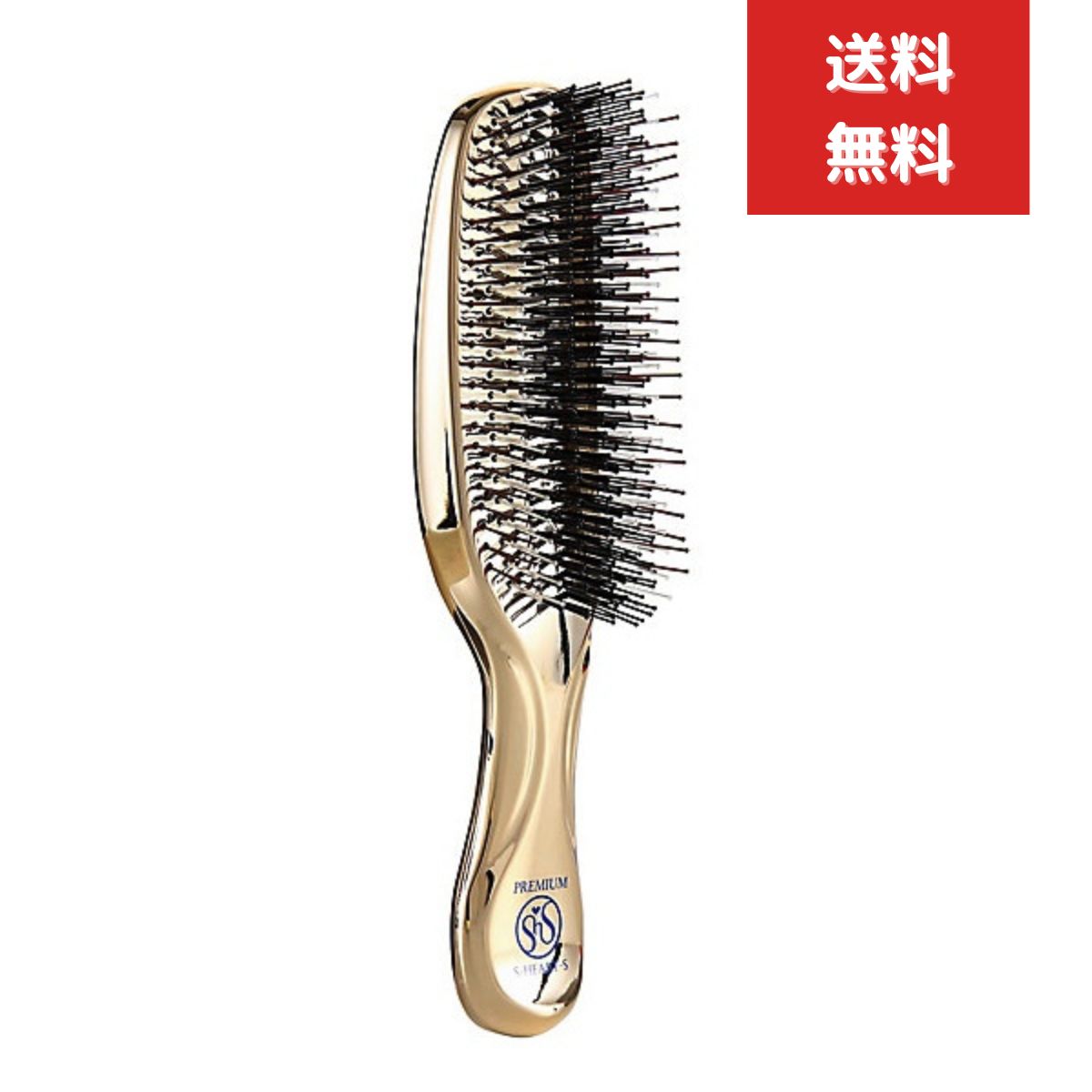 エスハートエス スカルプブラシ ワールドプレミアム ロング ゴールド　エス ハート エス　女性 男性 ...