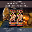 小林製薬 桐灰カイロ マグマ くつ用敷く超ロング 3足分入 2個セット 白 靴用 足元用 靴専用カイロ 25cm 桐灰