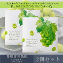 【富士山ぶどう】 アロマバスパウダー 40g 2個セット │ デイリーアロマジャパン デイリーアロマ ギフト プレゼント 日本製 富士山 ぶどう 葡萄 保湿 バ...