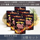【ユウキ製薬】スタンドパック マカパワー5000 120粒 6個セット | サプリ サプリメント 栄養補助食品 マカ maca maka 活力 スタミナ 美容 国内製造 送料無料 シトルリン アルギニン オルニチン 亜鉛 粒