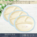 すみっコぐらし ランチプレート ドット柄 3個セット │ アサヒ興洋 ワンプレート 仕切り 電子レンジ対応 食洗機対応 食器 お皿 プレート 丸形 こども食器 子ども用 子供 キッズ こどもプレート キャラクター すみっこぐらし ギフト プレゼント