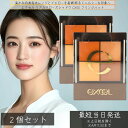 excel エクセル リアルクローズシャドウ CX05 フリンジハット 3.5g ×2個セット │メイクアップ パウダーアイシャドウ アイメイク アイシャドウ 4色 アイシャドウ 人気 パレット