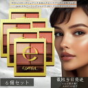 excel エクセル スキニーリッチシャドウ SR11 ブリックブラウン 4.3g ×6個セット│アイシャドウ 4色パレット グラデーションアイシャドウ 上品ア...