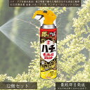 大日本除虫菊 金鳥 ハチ・アブ用 キンチョールジェット 510ml ×12個セット │ KINCHO キンチョウ 殺虫剤 ハチ退治 アブ退治 スズメバチ アシナガバチ 蚊 速効性 遠くまで届く 巣駆除 屋外用 園芸 キャンプ アウトドア 庭手入れ 虫除け スプレー キンチョール