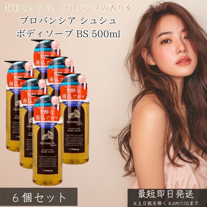プロバンシア シュシュ ボディソープ BS 500ml ×6個セット │ ボディケア ボディウォッシュ 保湿 しっと..