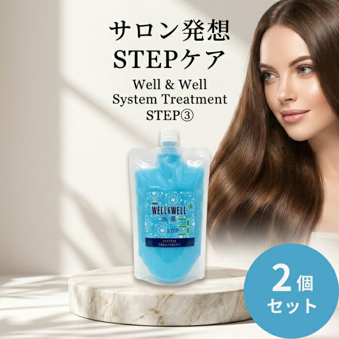 ティアーズ ウェル＆ウェル システム トリートメント STEP3 380g ×2個セット │ サロントリートメント 業務用ヘアケア 日本製　水素発生型トリートメント 【ギフト対応】 【ソーシャルギフト対応】 プレゼント