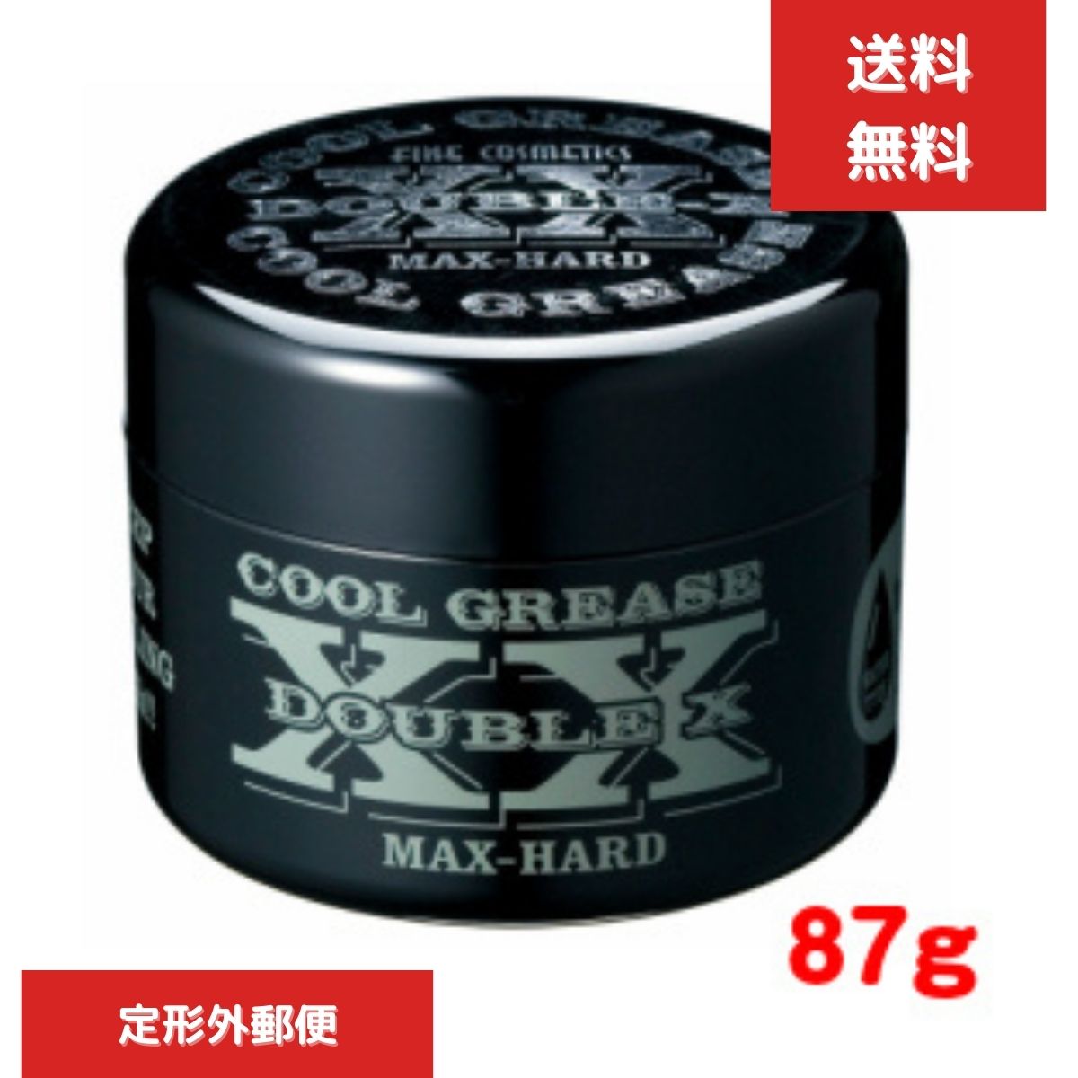 阪本高生堂 クールグリース XX ミニ 87g モンキーバナナの香り　ワックス ヘアワックス