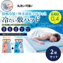 クール敷パッドプレミアム 冷感敷きパッド 2個セット シングルサイズ 丸洗い可能 Q-MAX0.4以上 接触冷感 抗菌防臭 吸水速乾 抗菌防臭 ひんやり 敷きパ...