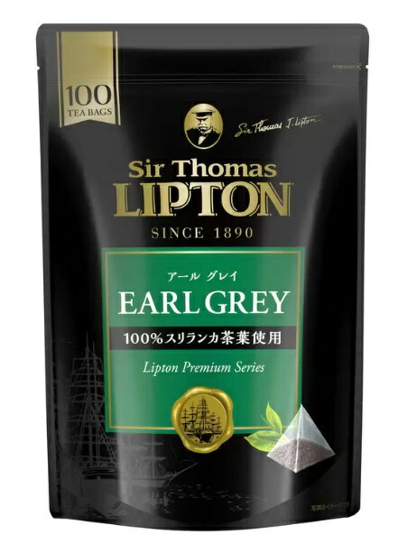 【送料無料】サー・トーマス・リプトン 『アールグレイ 』100袋　トーマスリプトン 紅茶 100パック 100ピラミッド型ティーバッグ　ベルガモットの香り　Sir Thomas LIPTON Earl Grey Tea 100P　スリランカ　大容量　コストコ　通販