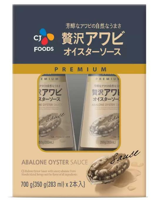 送料無料 CJ FOODS 調味料 贅沢アワビ 『オイスターソース 2本』 350g CJジャパン  ...