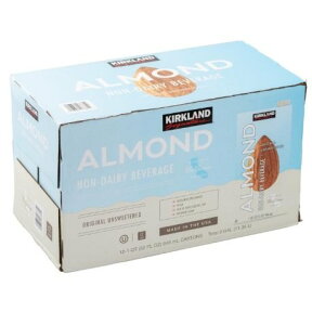 【送料無料】カークランドシグネチャー 『無糖　アーモンドミルク 』　　946ml x 12本　Signature Unsweetened Almond Milk 砂糖不使用 コストコ