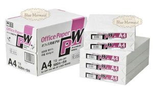 『A4 コピー用紙』 500枚 X 5 冊パック オフィス用紙 国産 日本製 ペーパー 用紙 2500枚 プリンター用紙　パソコン 高白色　カラー：ホワイト 　コストコ　通販