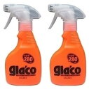 【送料無料】Soft99 ソフト99 glaco『ミストガラコ』 280ml 2本パック ガラス 撥水剤 スプレー カー用品 メンテナンス 車 自動車 洗車 掃除 コーティング 簡単