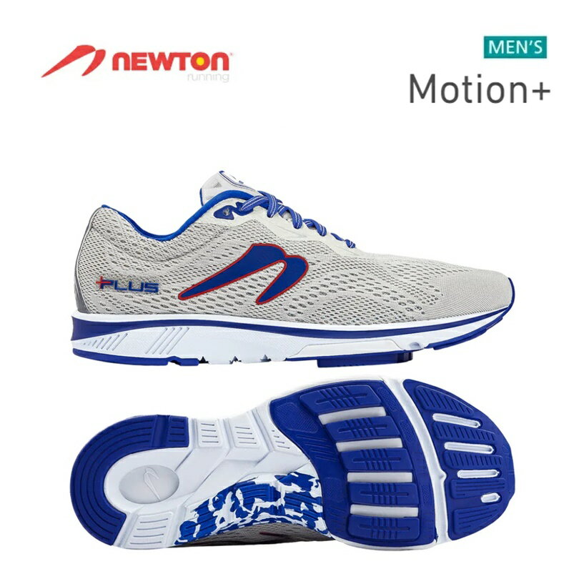 【送料無料！】 NEWTON(ニュートン) メンズ ランニングシューズ Motion＋(モーションプラス) Grey/Royal(グレイ×ロイヤル) [M000322X] ※返品・交換不可商品となります。