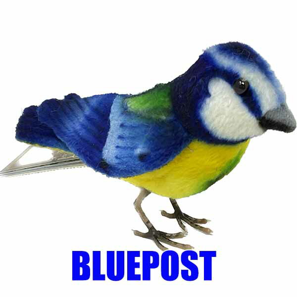 アオガラ 13 BH8210 blue tiz ハンサ hansa ぬいぐるみ リアルな鳥のぬいぐるみ