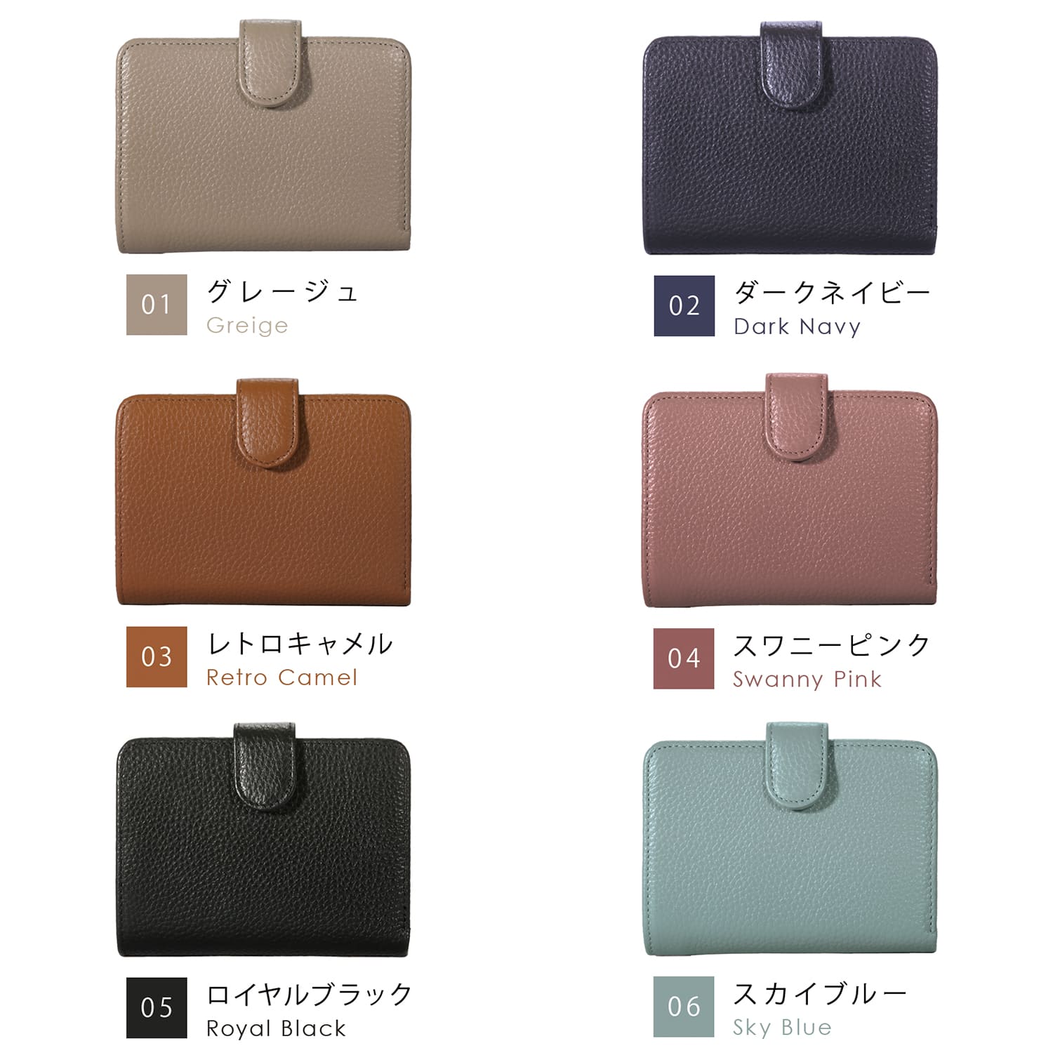 【SS限定300円OFFクーポン＋P2倍】ミニ財布 二つ折り財布 レディース 本革 薄い RFID スキミング防止 コンパクト 小さい財布 財布 コンパクト スリム ミニ 小銭入れ カードたくさん がま口 じゃばら 多収納 多機能 ブランド ギフト 誕生日 / HW3