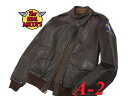 【中古】○リアルマッコイズ A-2 レザーフライトジャケット...