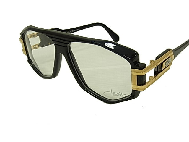 【未使用】◇カザール◇メガネ フレーム MOD163 フルリム ブラック×ゴールド 眼鏡 人気モデル ドイツ製 CAZAL