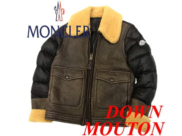 【中古】○美品 激レア○モンクレール リアルムートン ダウンジャケット メンズ MONCLER 正規品 REALMONT レアルモン シープスキンスーパーセール！店内全品ポイント10倍！