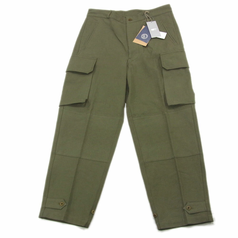 【未使用】 ●BEAMS ビームス キャプテンサンシャイン 21SS M-47 カーゴ パンツ ワーク ミリタリー トラウザーズ メンズ