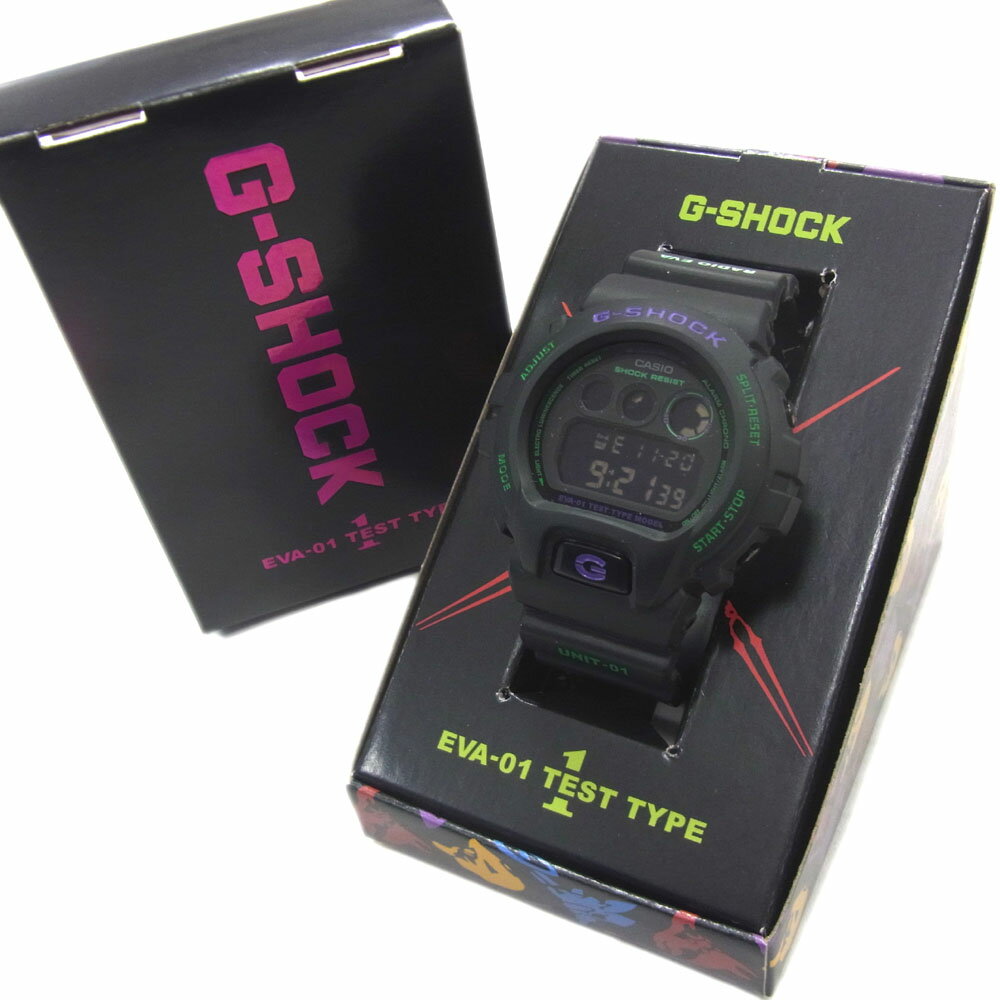 G-SHOCK クレイジーカラーズ 紫✖️黄緑 エヴァンゲリオン 初 G-SHOCK クレイジーカラーズ 紫✖️黄緑 エヴァンゲリオン 初