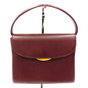 【中古】美品◆Aquascutum アクアスキュータム レザー ハンドバッグ レディース