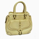 【中古】◇Dakota ダコタ レザーハンドバッグ 馬具バックル ホワイトベージュ レディース(4)
