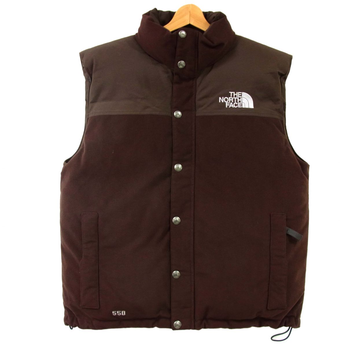 Rakuten - 【中古】美品 ◆THE NORTH FACE ノースフェイス ダウンベスト SKYLARK VEST コーデュロイ切替 ND01558 アウトドア メンズ