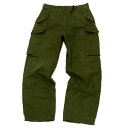 【中古】60s ヴィンテージ 希少 レア■PEERLESS GARMENTS LTD. カナダ軍 コンバットパンツ 軍パン カーゴ TROUSERS MANS ...